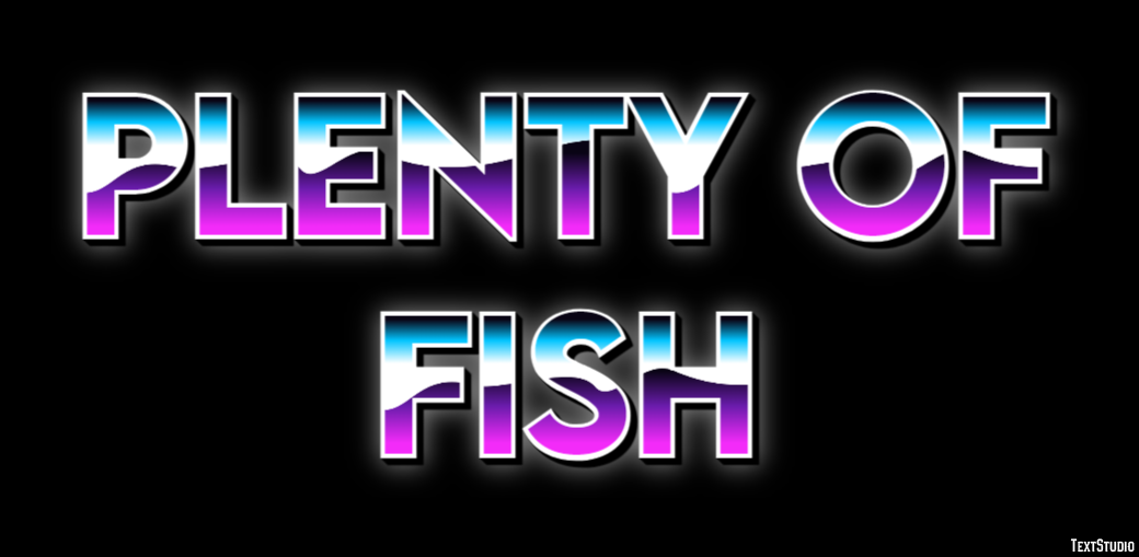 Plenty of Fish Effetto testo