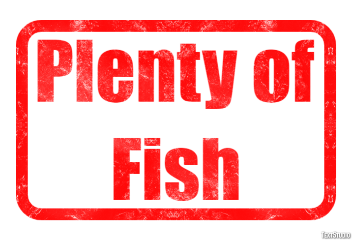 Plenty of Fish Effetto testo