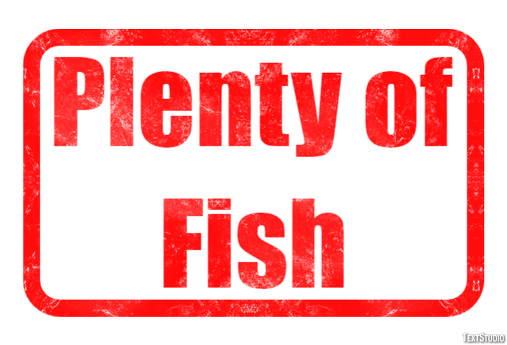 Plenty of Fish Effetto testo