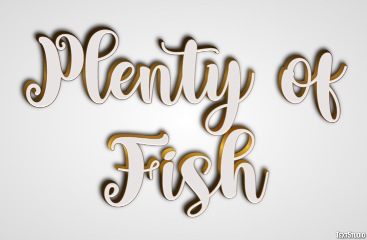 Plenty of Fish Effetto testo
