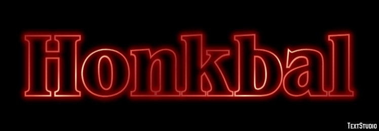Honkbal Effet de texte
