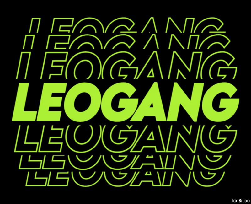 Leogang Efekt tekstowy
