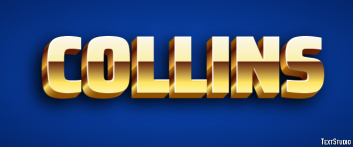 Collins Tekst effect
