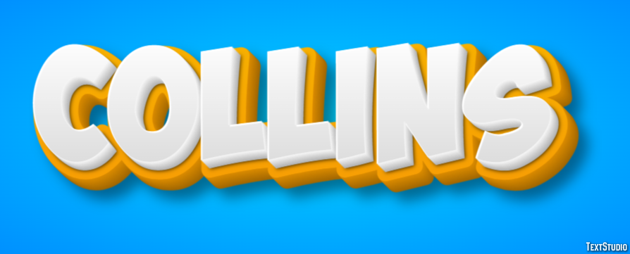 Collins Tekst effect
