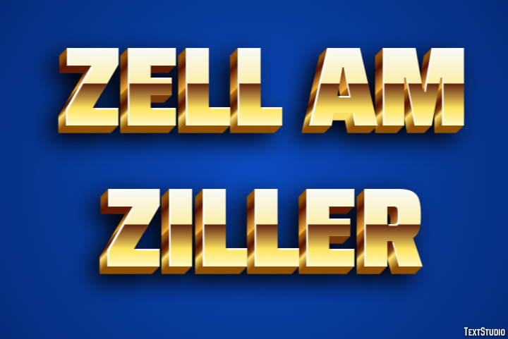 Zell am Ziller Effetto testo