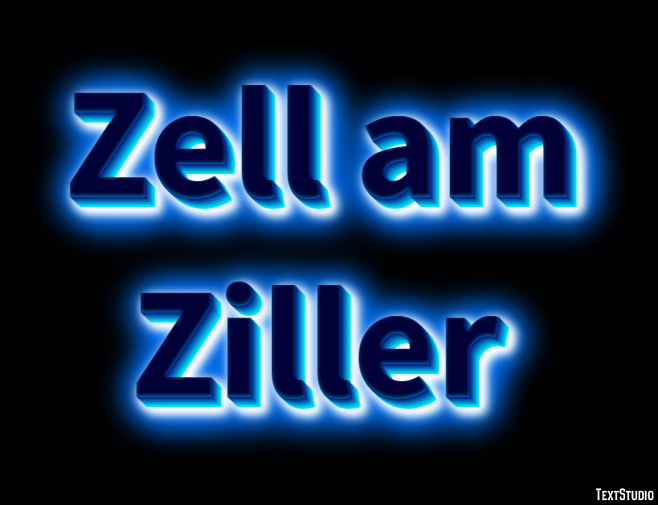 Zell am Ziller Effetto testo