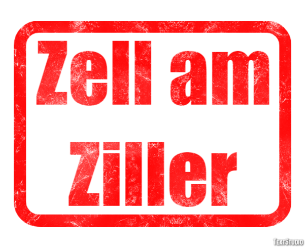 Zell am Ziller Effetto testo
