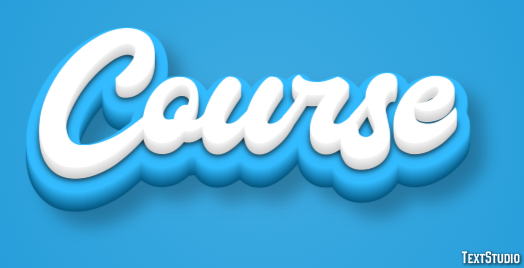 Course Text Effect