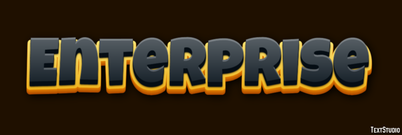Enterprise Text Effect