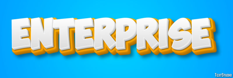 Enterprise Text Effect