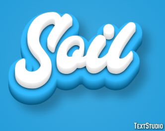 Soil テキスト効果