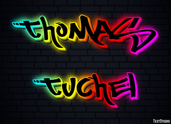 Thomas Tuchel Efeito de texto