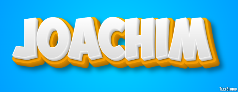 Joachim Texteffekt