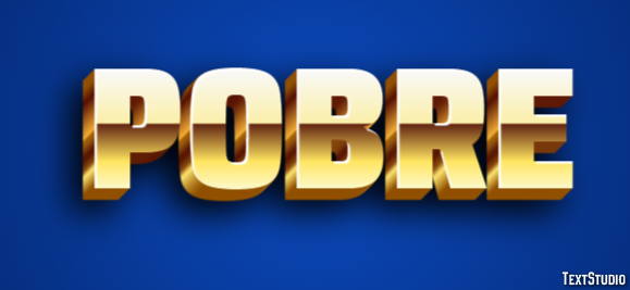 Pobre テキスト効果