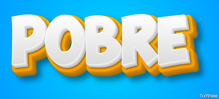 Pobre テキスト効果