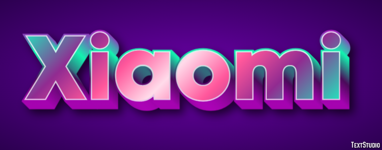 Xiaomi Text effect