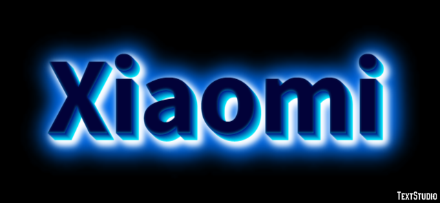 Xiaomi Text effect