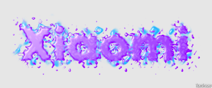 Xiaomi Text effect
