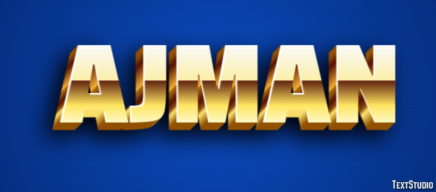 Ajman Text effect