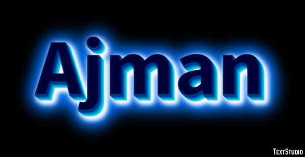 Ajman Text effect