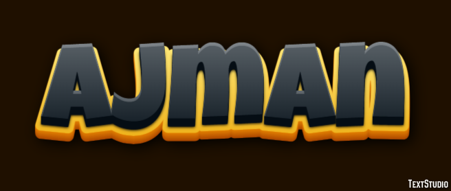 Ajman Text Effect