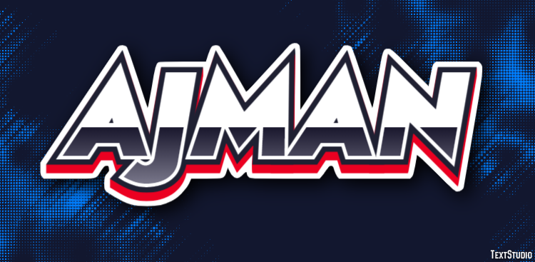 Ajman Text Effect