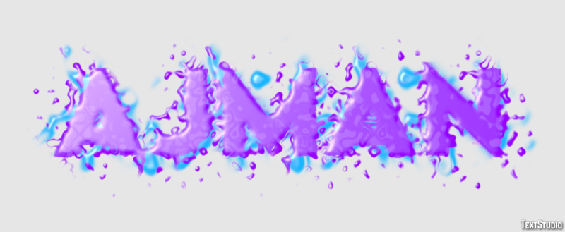 Ajman Text Effect