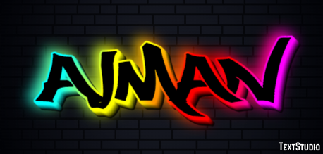 Ajman Text effect