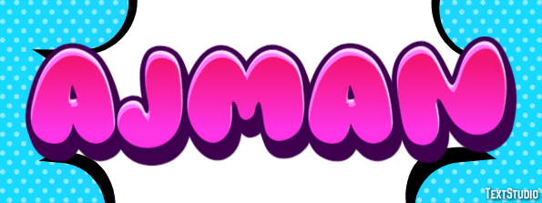 Ajman Text effect