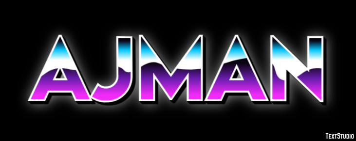 Ajman Text Effect
