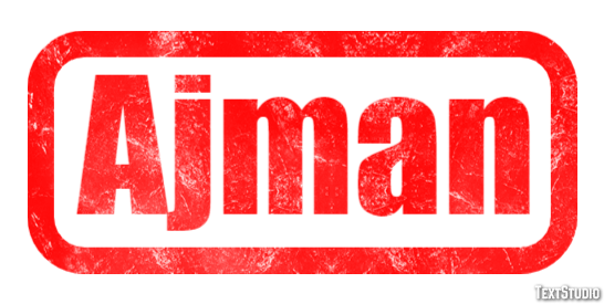 Ajman Text effect