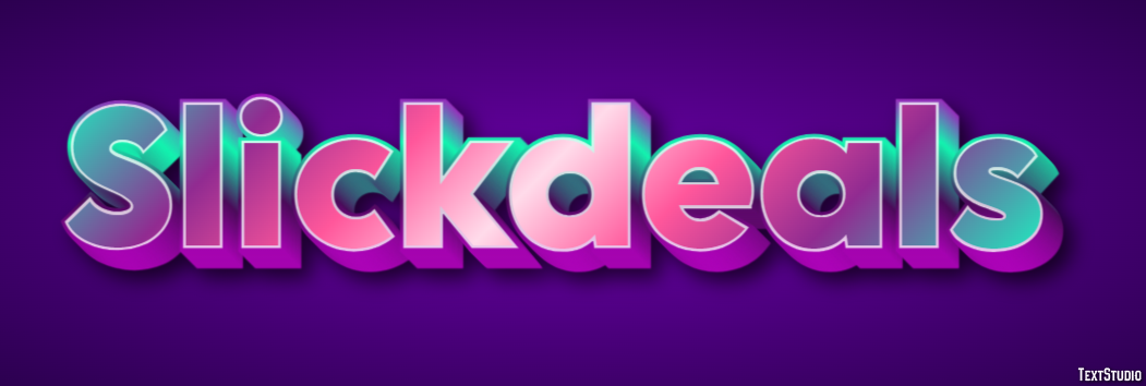 Slickdeals Efeito de texto