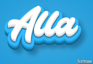 Alla テキスト効果