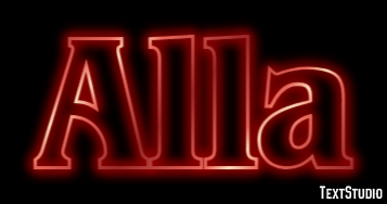 Alla テキスト効果