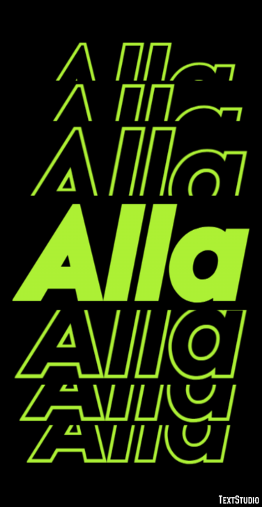 Alla Text Effect