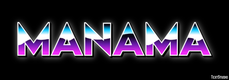 Manama Efekt tekstowy