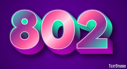 802 Text Effect