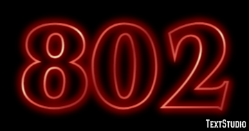 802 Text effect