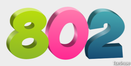 802 Text Effect