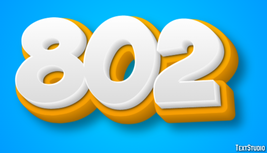 802 Text Effect