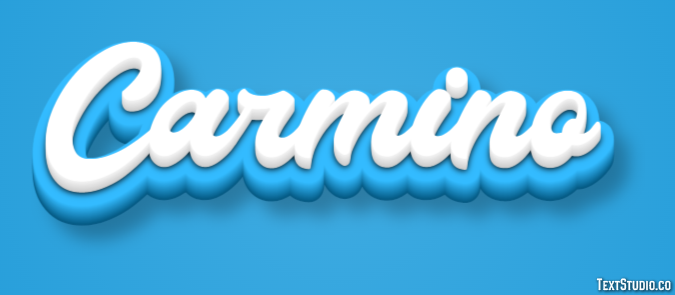 Carmino Effetto testo