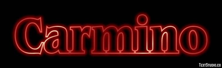 Carmino Effetto testo