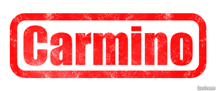Carmino Effetto testo