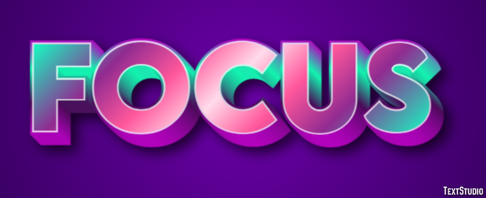 Focus Text Effect