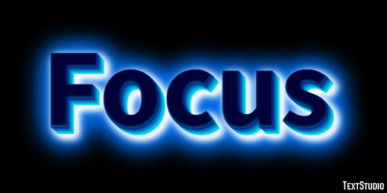 Focus Text Effect