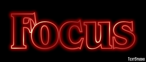 Focus Text Effect