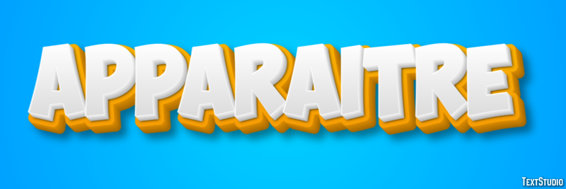 Apparaître Texteffekt