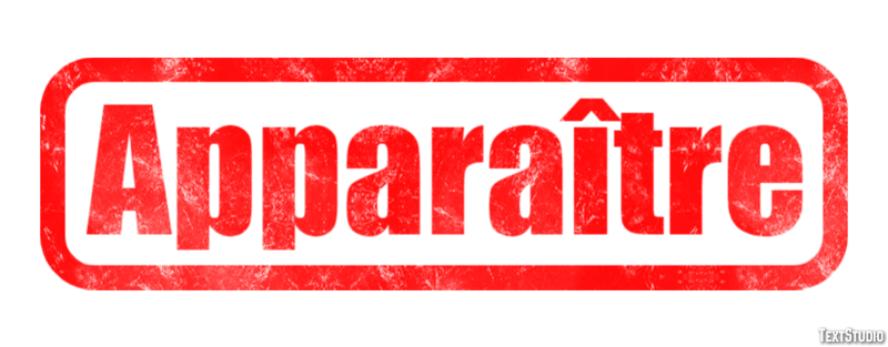 Apparaître Effet de texte