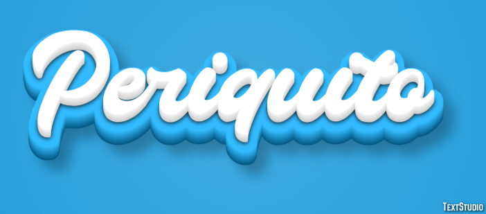 Periquito Efecto de Texto