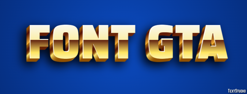 Font Gta Text Effect